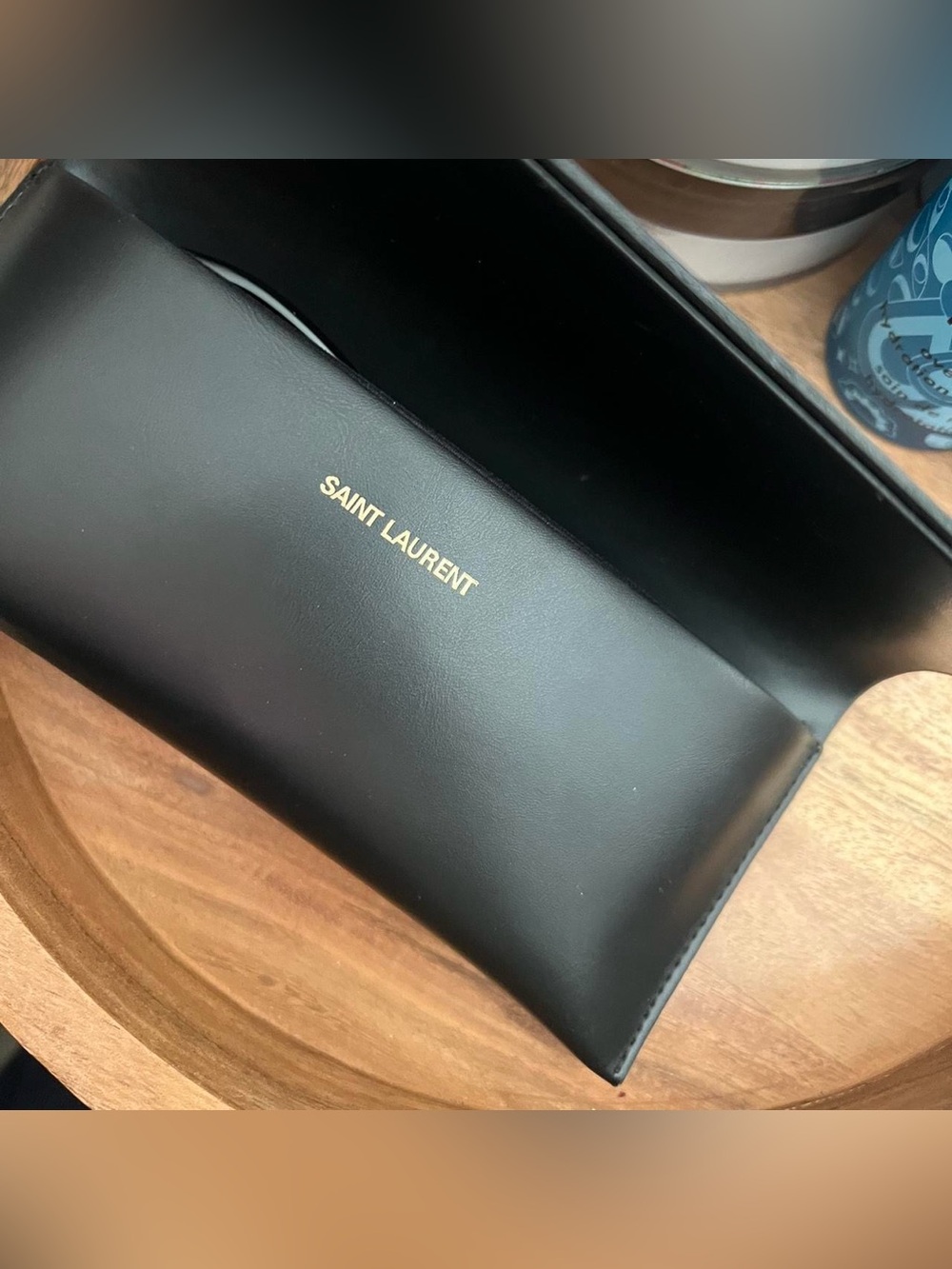 Saint Laurent Black Oversized Square Sunglasses - Picture 3 of 4